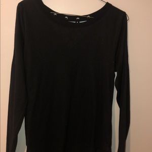 Cute black v neck shirt